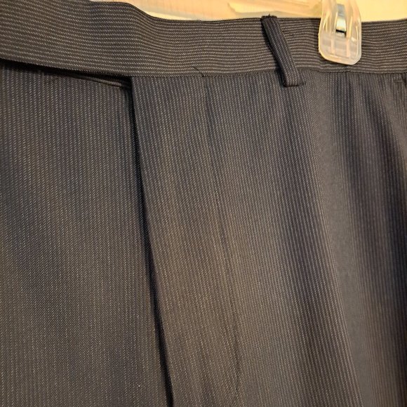 Public Notices Black Pinstripe Dress Pants - Picture 4 of 8